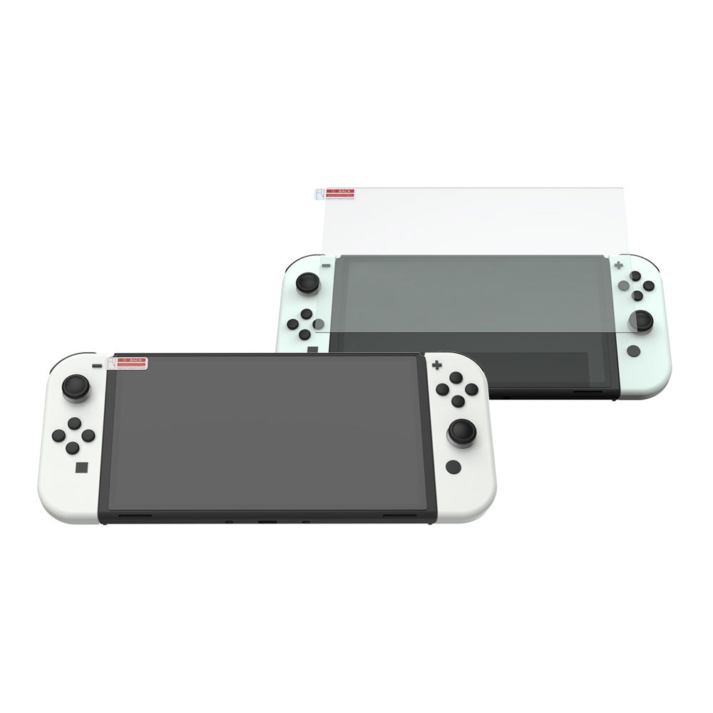 DOBE TNS-1156 2Pcs 9H Tempered Glass Screen Protector Anti-fingerprint Film for Nintendo Switch OLED DOBE TNS-1156 2Pcs 9H Tempered Glass Screen Protector Anti-fingerprint Film for Nintendo Switch OLED